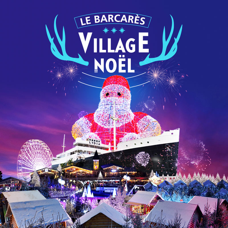 Accès Village de Noël Le Barcarès