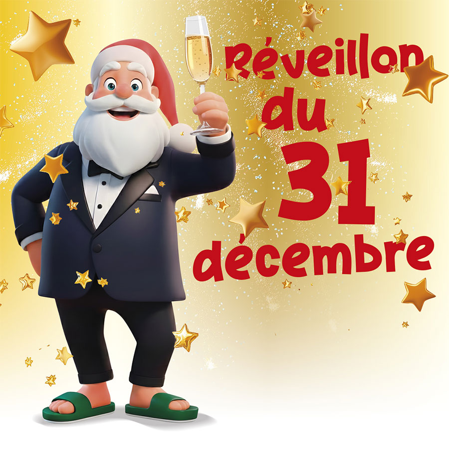 R&eacute;veillon du 31 d&eacute;cembre - Village de No&euml;l Le Barcar&egrave;s
